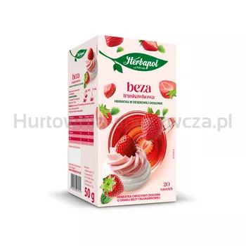 Herbapol Beza truskawkowa 20x2,5g