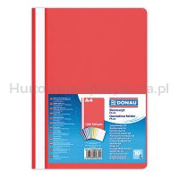 Donau Skoroszyt PP, A4, standard, 120/180mikr., czerwony 