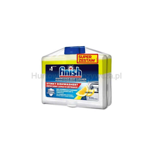 Finish Duopack Płyn Do Czyszczenia Zmywarki Cytrynowy 2X250Ml
