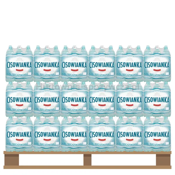 Woda Mineralna Cisowianka Niegazowana 1,5l  Paleta