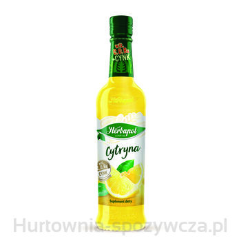 Herbapol Syrop Owocowy Suplement Diety Cytryna Lemoniadowa Z Witaminami C,D, B6 I Cynkiem 420 Ml