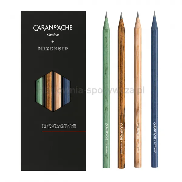 Ołówki CARAN D'ACHE, Les Crayons De La Maison, edycja 10, 4 szt.