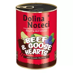 Dolina Noteci Superfood Wołowina i Serca Gęsi 400g