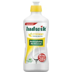Ludwik Płyn Do Mycia Naczyń 450G Cytrynowy