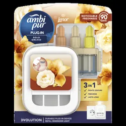 Ambi Pur 3Volution Elektryczny Odświeżacz Powietrza Gold Orchid Zestaw Startowy 20 Ml