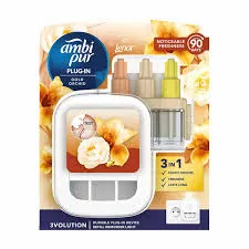 Ambi Pur 3Volution Elektryczny Odświeżacz Powietrza Gold Orchid Zestaw Startowy 20 Ml