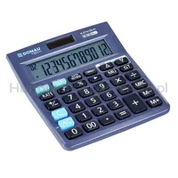 Donau Kalkulator biurowy TECH, 12-cyfr. wyświetlacz, wym. 140x122x30 mm, czarny  - 3