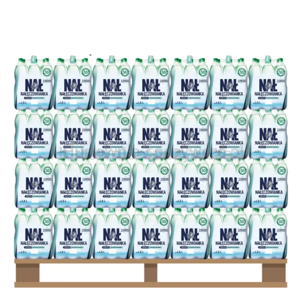 Woda Nałęczowianka delikatnie gazowana 1,5 l <br>(Paleta 504 szt.) 
