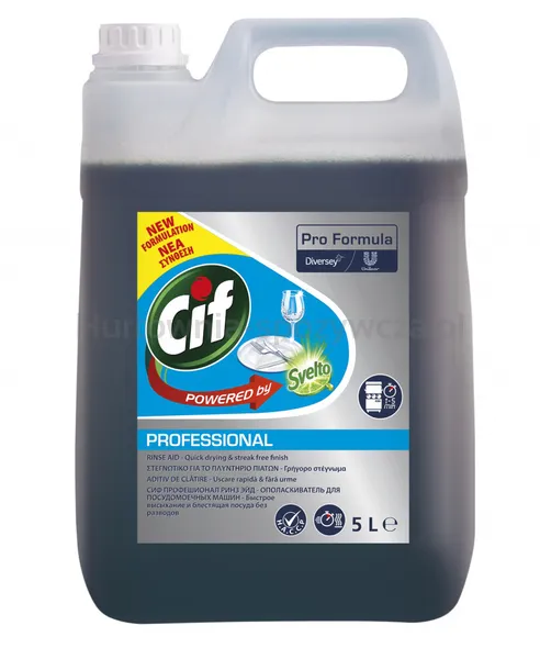Nabłyszczacz Do Zmywarek Cif Diversey, Professional Rinse Aid, 5L