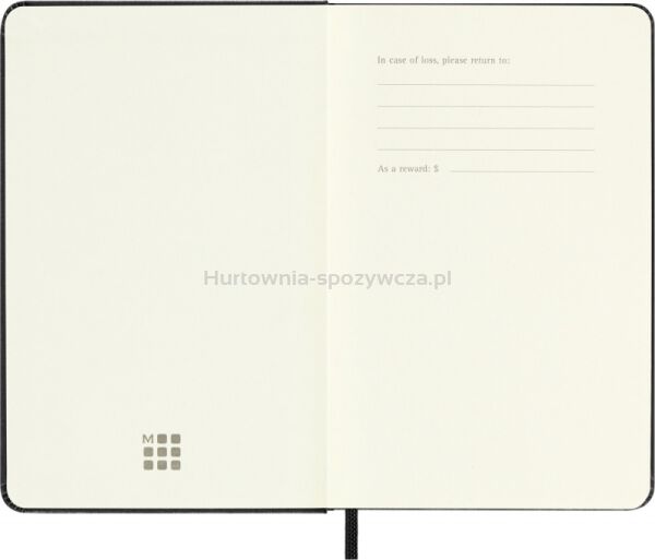 Szkicownik MOLESKINE P (9x14 cm), twarda oprawa, 80 stron, czarny - 4