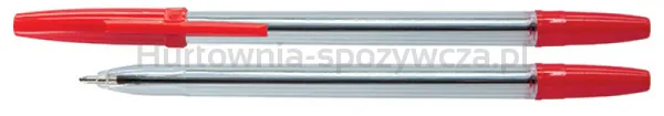 Długopis Office Products, 1,0Mm, Czerwony