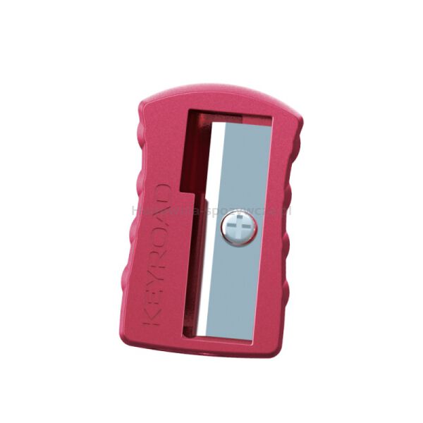 Temperówka metalowa KEYROAD Metal-Colourfull, aluminiowa, pojedyncza, 2szt., blister, mix kolorów - 9