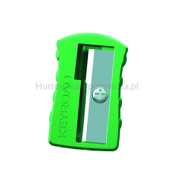 Temperówka metalowa KEYROAD Metal-Colourfull, aluminiowa, pojedyncza, 2szt., blister, mix kolorów - 3