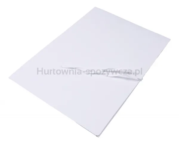 Teczka Wiązana Office Products, Karton, A4, 300Gsm, 3-Skrz., Biała