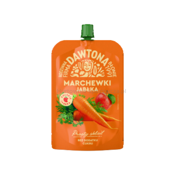 Dawtona Mus Marchewki jabłka 180g