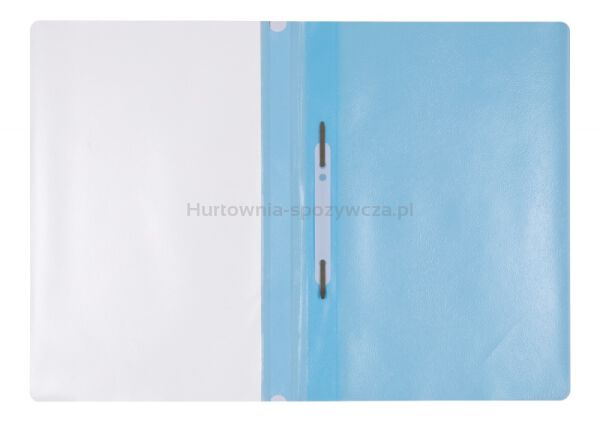 Skoroszyt OFFICE PRODUCTS, PP, A4, miękki, 100/170mikr., jasnoniebieski - 2