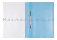 Skoroszyt OFFICE PRODUCTS, PP, A4, miękki, 100/170mikr., jasnoniebieski - 2