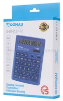 Kalkulator biurowy DONAU TECH, CI-SDC444XRNVE, 12-cyfr. wyświetlacz, wym. 190x143x40 mm, granatowy - 2
