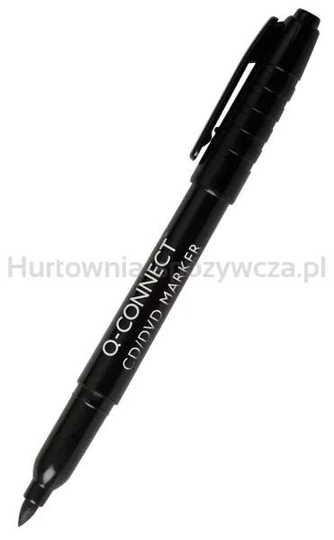 Q-Connect Marker Do Płyt Cd/Dvd 1Mm (Linia), Czarny 