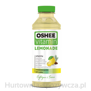 Oshee Vitamin Lemonade Napój Niegazowany Cytryna I Sosna 555 Ml