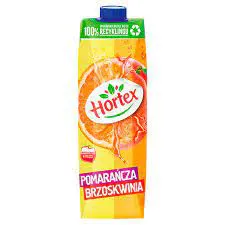 Hortex Napój Pomarańcza Brzoskwinia Karton 1 L