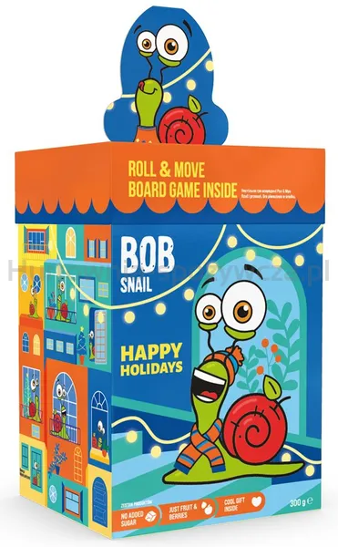 CHRISTMAS BOX  przekąski owocowe z grą i zabawką B/C  300 g