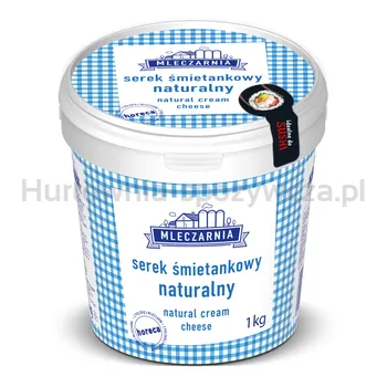 Mleczarnia Serek śmietankowy 1kg wiaderko