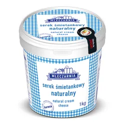 Mleczarnia Serek śmietankowy 1kg wiaderko