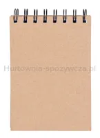 Kołonotatnik OFFICE PRODUCTS, craft, A6, w linie, 80 kart., 80gsm, brązowy - 2