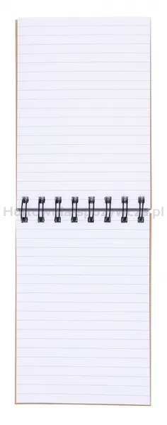 Kołonotatnik OFFICE PRODUCTS, craft, A6, w linie, 80 kart., 80gsm, brązowy