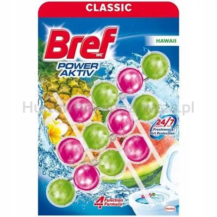 Bref Power Aktiv Zawieszka do WC Hawaii 3x50g