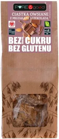 Ciastka Owsiane Z Migdałami I Czekoladą Bezgl.  B/C 150G