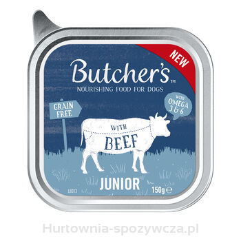 Butcher'SOriginal Junior, Karma Dla Psa, Z Wołowiną, Pasztet, 150G