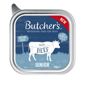 *Butcher'S Original Junior, Karma Dla Psa, Z Wołowiną, Pasztet, 150G