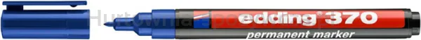 Marker permanentny e-370 EDDING, 1mm, niebieski