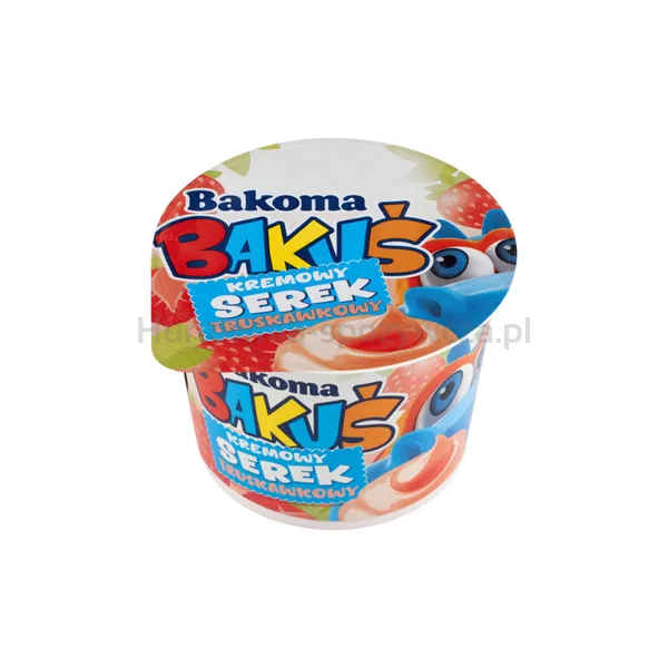 Serek kremowy Bakuś Truskawka 125g