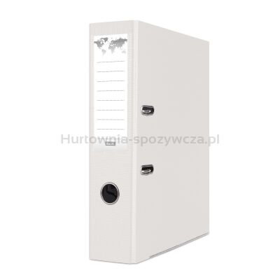 Basic-s Segregator z szyną, PP, A4/75mm, biały 