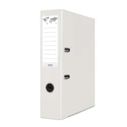 Basic-s Segregator z szyną, PP, A4/75mm, biały 