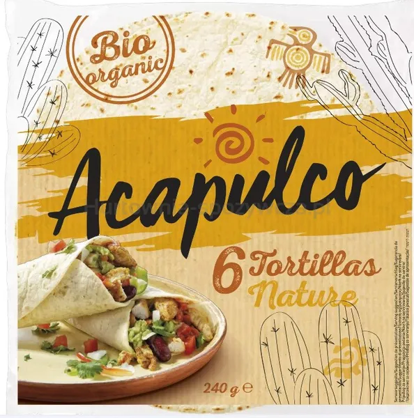 Tortilla Bio 240 G (6 Sztuk)