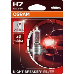 Osram Night Breaker Silver H7 55W Px26D 12V (64210Nbs-01B)
