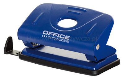 Office Products Dziurkacz dziurkuje do 12 kartek, metal, niebieski 