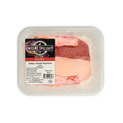 Filet Z Piersi Kaczki Z Członem Skrzydła Supreme Około  0,6 Kg Map