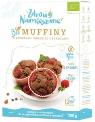 Mieszanka Do Wypieku Muffinków Z Kroplami Gorzkiej Czekolady Bio 300 G