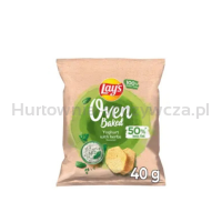 Lay's Oven Baked Chipsy o smaku jogurtu z ziołami 40g