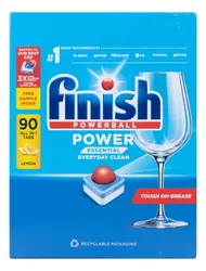 Tabletki do zmywarki FINISH Power Essential, 90szt+2gratis, lemon