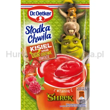 Dr. Oetker Słodka Chwila Shrek Kisiel Ogrodowe Owoce 29 g