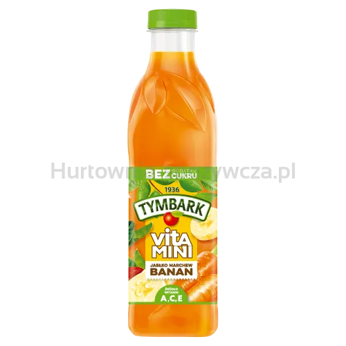 Tymbark Vitamini 100% Sok Jabłko Marchew Banan 1 L