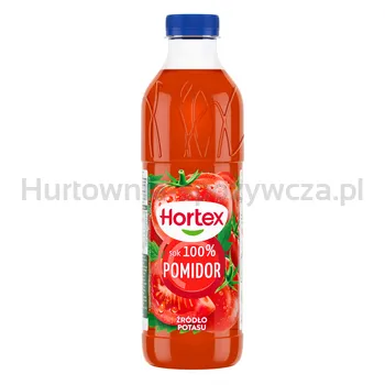 Hortex Pomidor sok 100% butelka Pet 1L kaucja (w tym +0,50 zł/szt. zwrotnej kaucji)