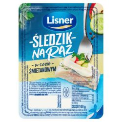 Lisner Śledzik Na Raz W Sosie Śmietanowym 100G