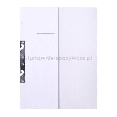 Skoroszyt zawieszkowy OFFICE PRODUCTS Budget, karton, nadruk, 1/2, A4, 250gsm, biały